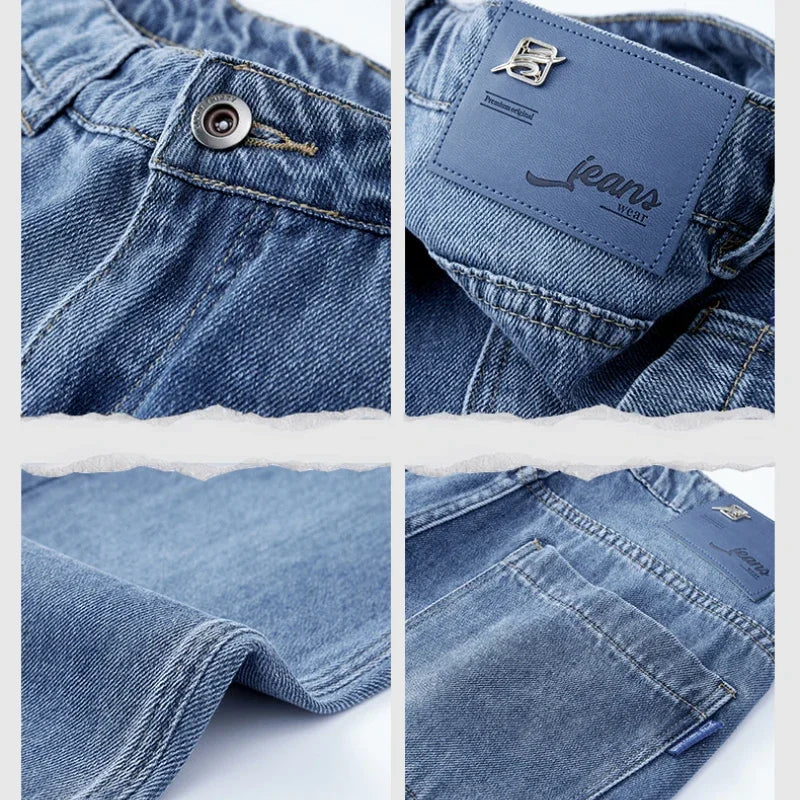 Guangdong Jeans Lockere Passform - 100% Baumwolle Weit