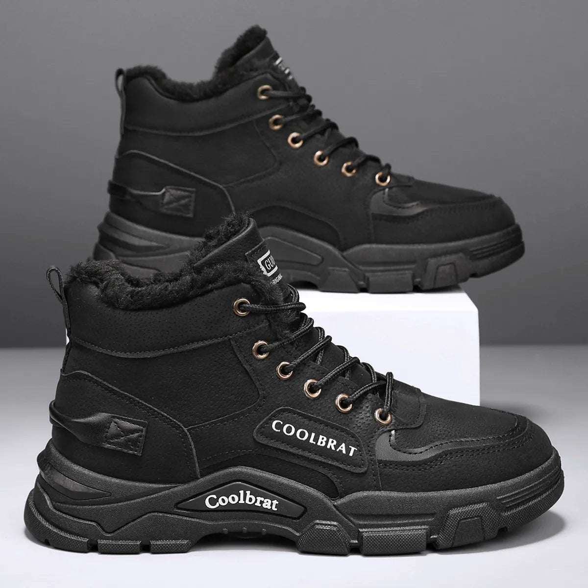 CN Zhejiang Baumwollstiefel Strapazierfähig Warm - Schaftshöhe Mittelkalf Flacher Absatz Innenmaterial Stoff