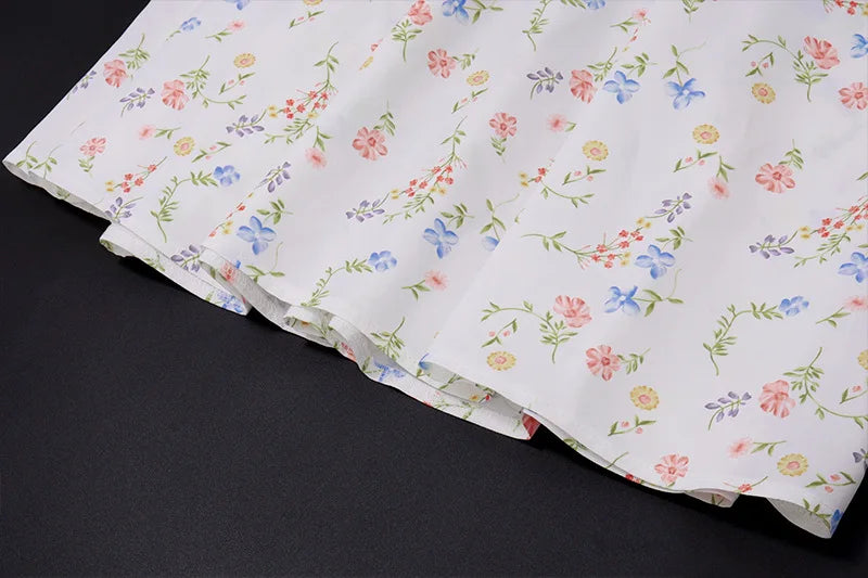 Luna Belle Elegantes Sommerkleid - Blumen Maxi S-XL