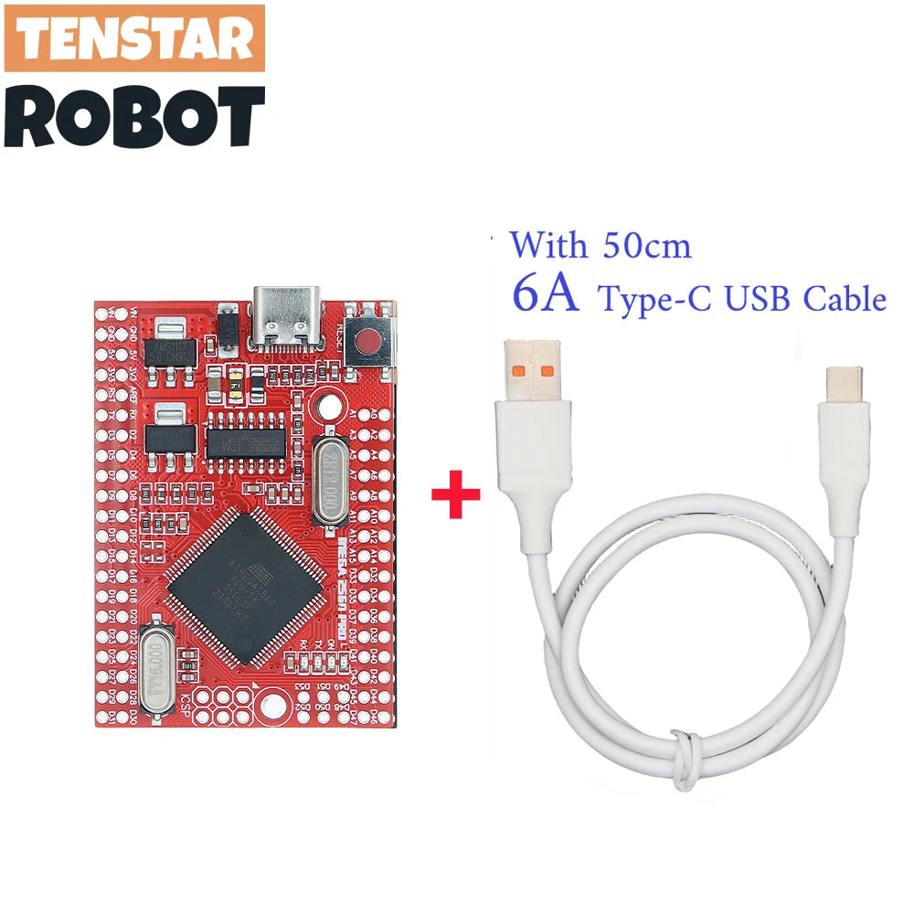 MEGA2560 MEGA 2560 R3 ATmega2560-16AU CH340G AVR Type-C USB Entwicklungsboard für Arduino