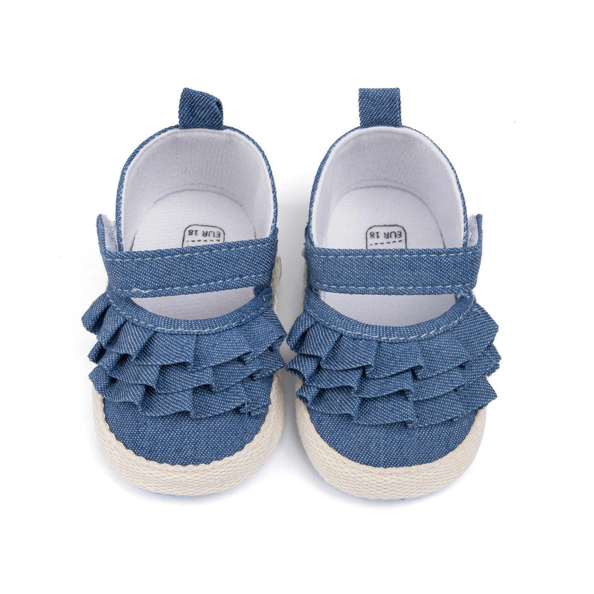 KIDSUN Schöne Spitze Baby Mädchen Schuhe 2025 - Frühling Herbst Baumwolle Sohle Rutschfest - Kleinkind Erste Laufschuhe Krippe Prinzessin Hochzeit