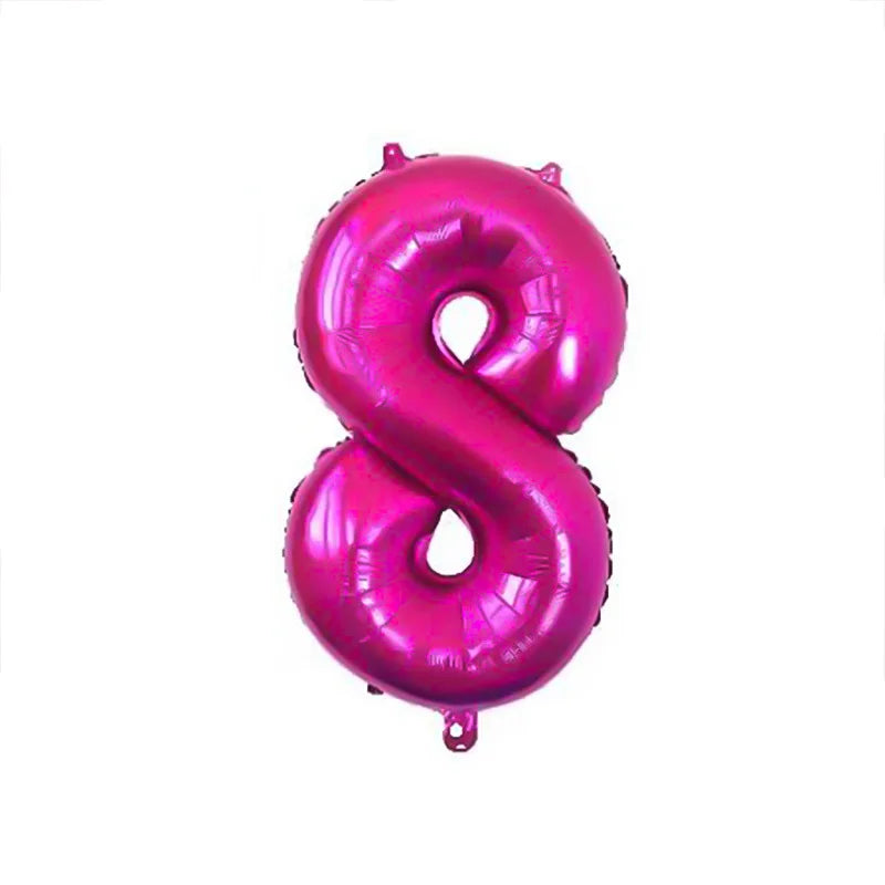 Choice Q001-HPK Zahlenballon - 32 Zoll Rosa Folie Party