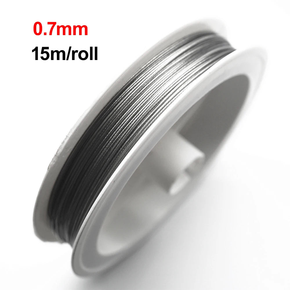 Sârmă acoperită cu coadă de tigru Moonrise - 25m 0.3-0.6mm