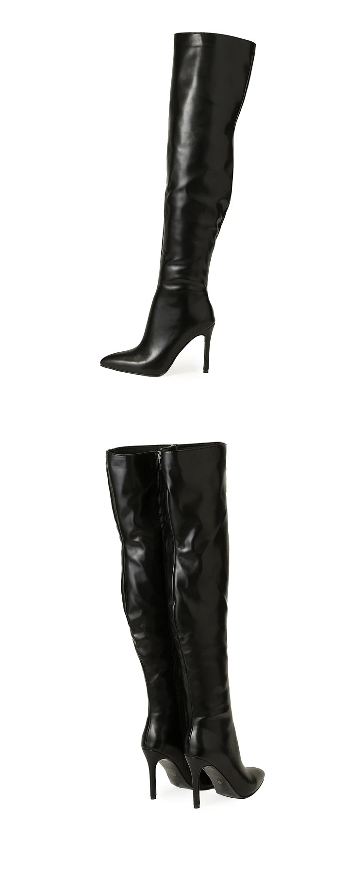 Damen-Stiefel 2025: Elegant-Vintage Over-Knee - Trendy Lady Collection