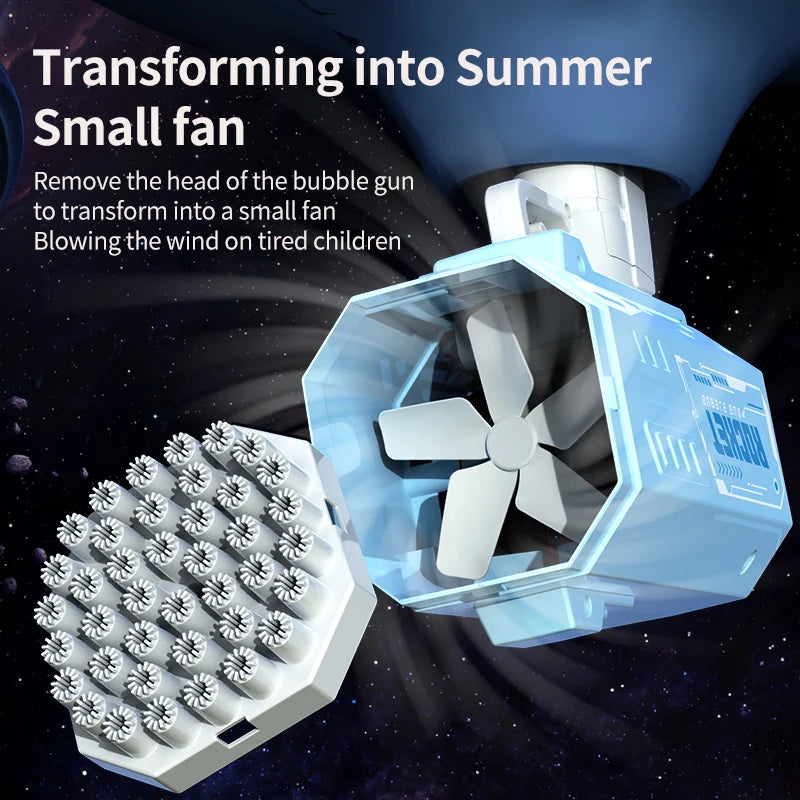 KNYYSECQ Bubblegun Tragbar 40 Löcher - Ohne Batterie