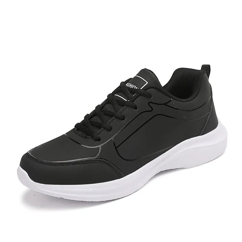 Pantofi sport pentru bărbați, pantofi de alergare ușori, respirabili, antiderapanți, pantofi casual cu șireturi moi, pantofi de tenis pentru bărbați, pantofi de mers pe jos, pantofi de tenis în aer liber
