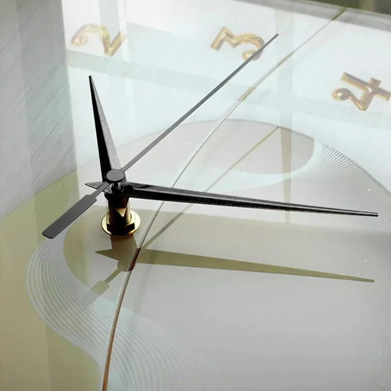 LED-Wanduhr 2025: Double-sided Creative Living Room Modern Art LED Light Corner Clocks Hanging Collection