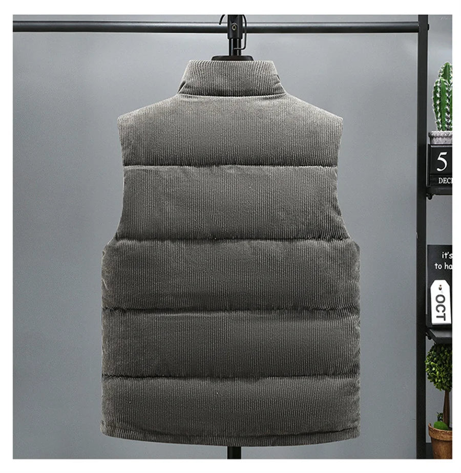 Hebei Weste Warm - Größe 5XL, Corduroy, Gepolstert