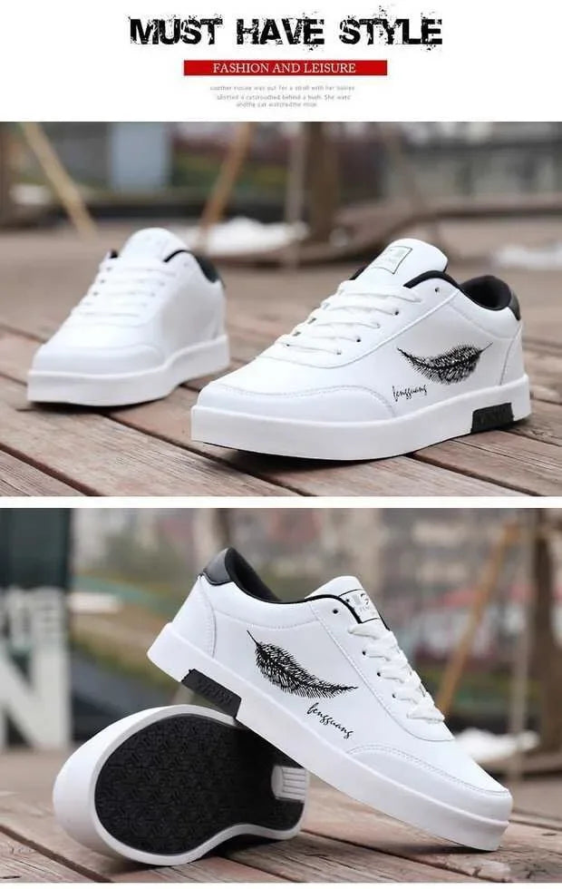 Men Sneakers 2024 Summer Men's White Sports Shoes Fashion Male leather casual Shoe Zapatillas Hombre Chaussure Homme