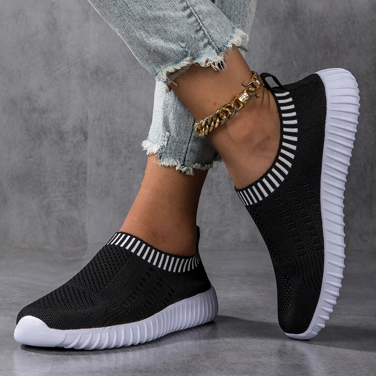 Frauen Sneakers Flach Boden Outdoor Casual Sport Einzel Schuhe Komfortabel Sommer Mesh Leicht Vulkanisiert Walking Schuhe