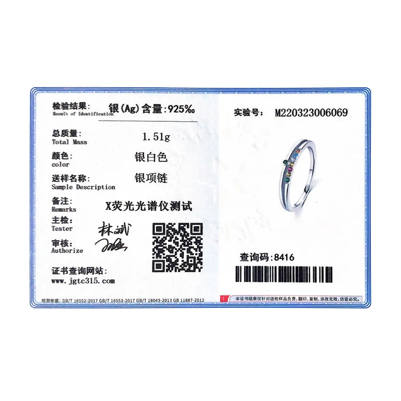 MODIAN 925 Sterling Silver Rainbow Cubic Zirconia Dublu Strat Inel Pentru Femei Design Geometric Inel Moda Bijuterii Fine Cadouri