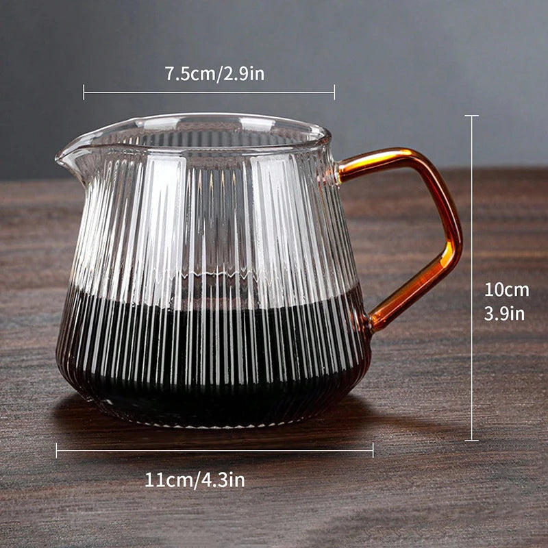 Kaffee-Kanne aus Glas
