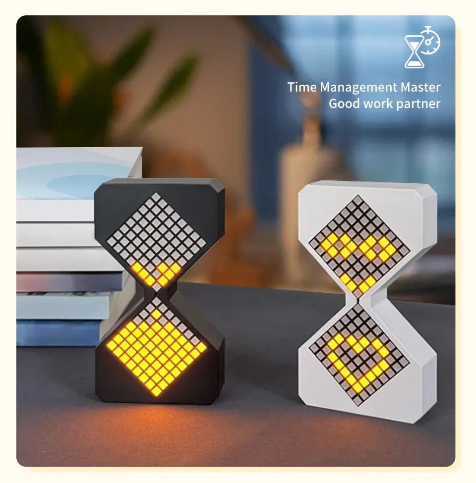 Kreativ Elektronisch Timer 3D Sanduhr 2025 - Ornament DIY Digital Sand Uhr - Zeit Toilette Sanduhr Schlafzimmer Küche LED Nachtlicht