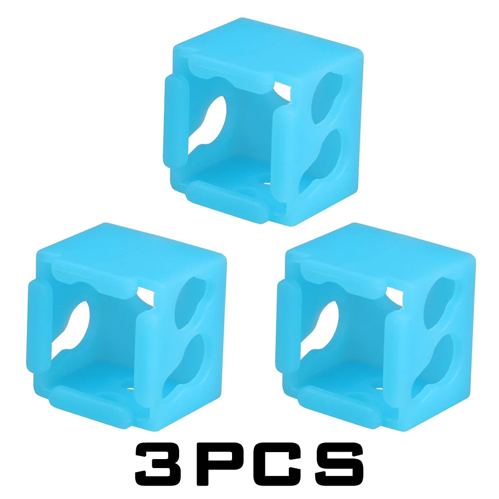 LERDGE Aluminium Heat Block For J-head Extruder HotEnd 3D Printers High Temp Silicone Socks Parts BP6 Heating Block Accessories