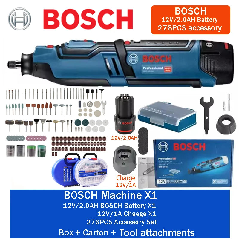 Multitool 2025: Bosch GRO 12V-35 Wireless Rotary Tool - 12V 2.0Ah 3.0Ah Li-Battery Mini Electric Grinder Polishing Cutting Machine Electric Drill Collection