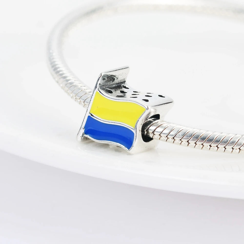 Neue 925 Silber Lernhilfe Schultasche Uhranhänger Charms Beads Fit Original Pandora Armband DIY Schmuck Für Frauen 2024