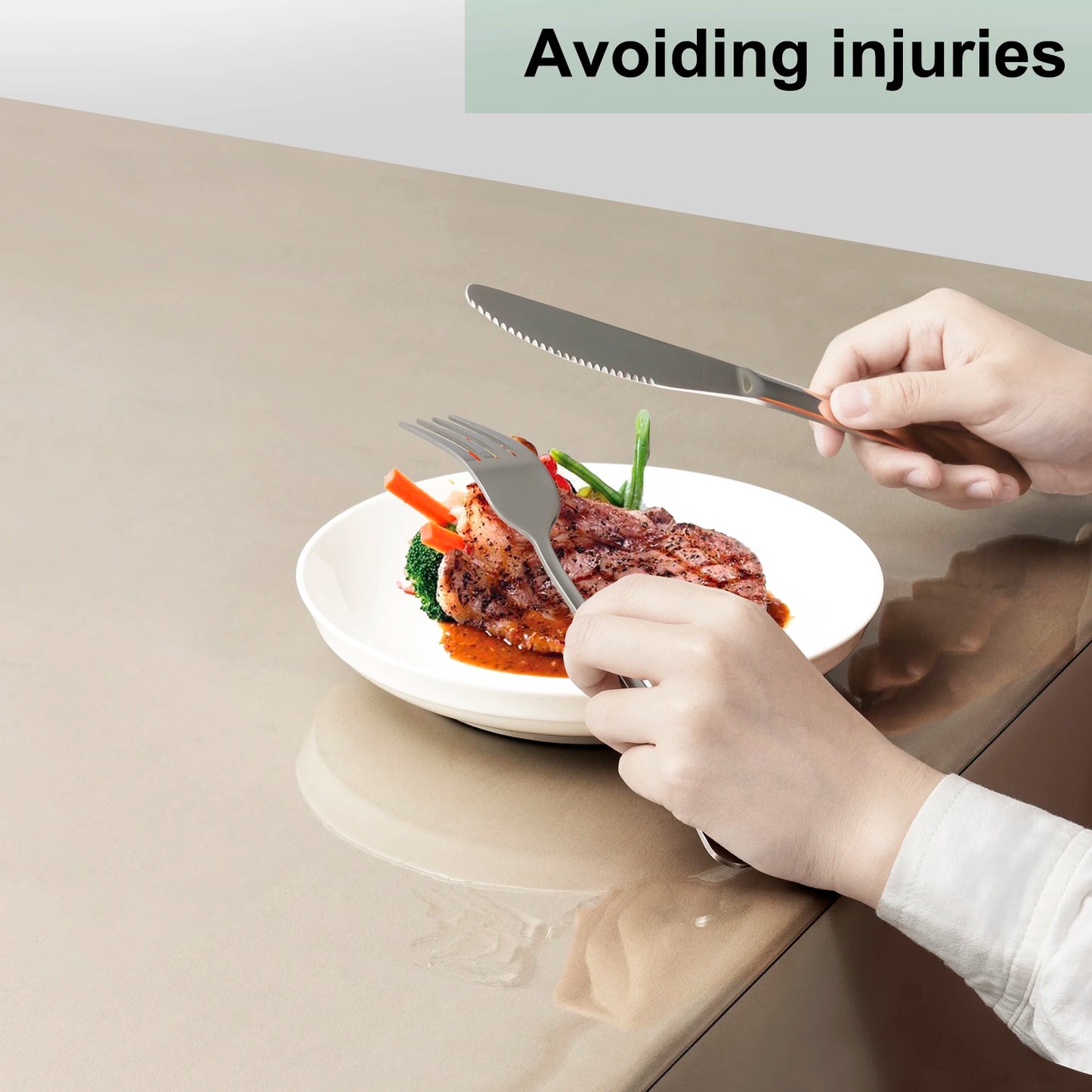 2mm Rechteckiger Tischfilm Kristallklar PVC Transparent