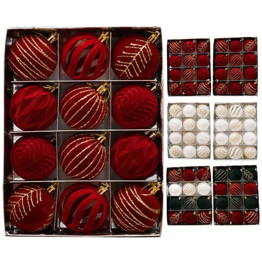 Choice Weihnachtskugeln - 12er Set Ø6 cm Glas Christbaumschmuck