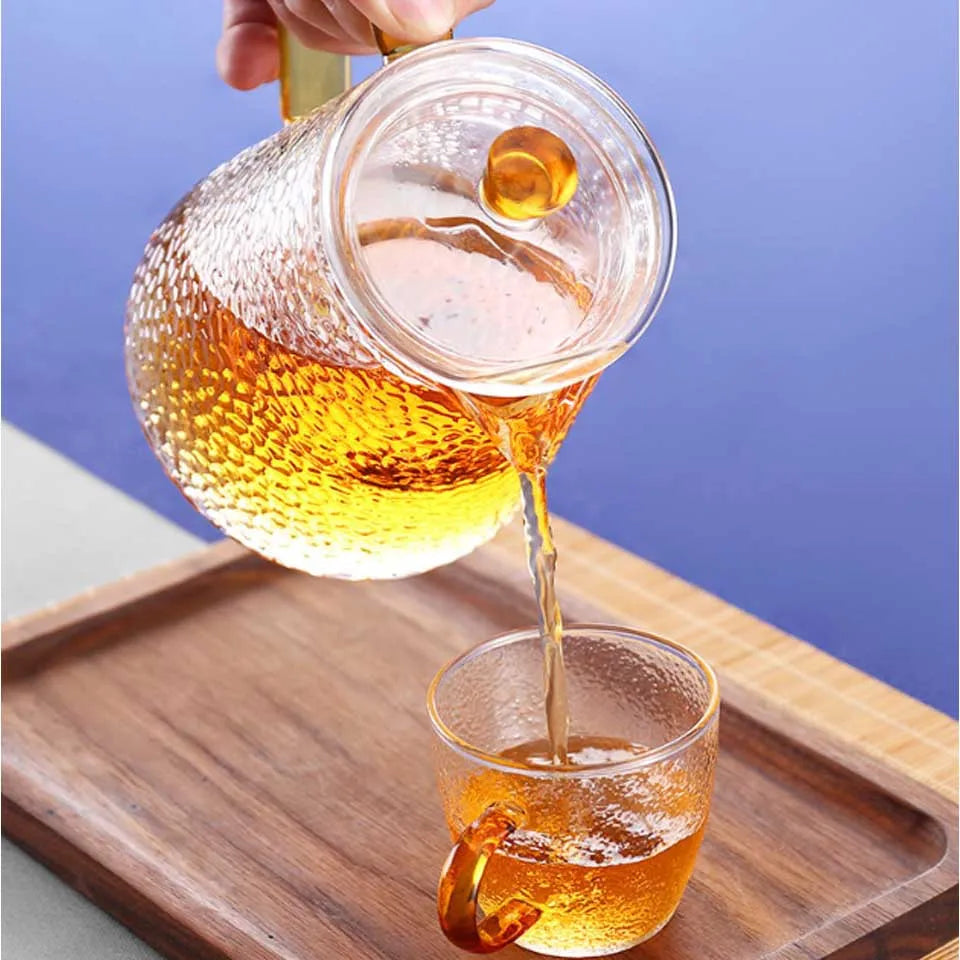 Japanese Teapot Glass Tea Pot With Infuser Tea Sets Teapots Glass Borosilicate Heat Resistant Glass Teapot Kettle Gaiwan Pu Erh