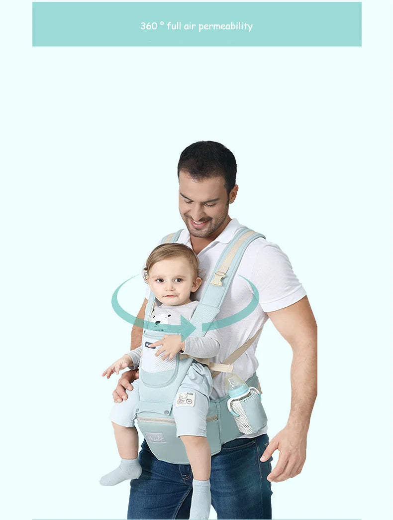 Babytrage 2025: dajinbear Baby Carrier Ergonomic Infant Multifunctional Waist Stool - Newborn Toddler Multi-use Before After Kangaroo Bag Accessories Collection