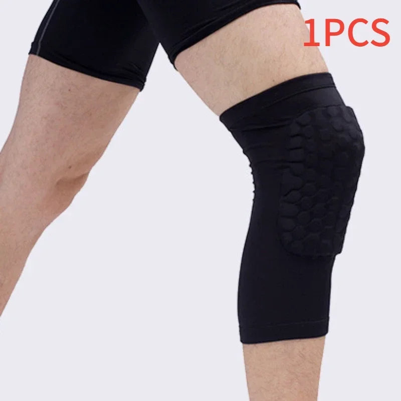 Knieschützer 2025: 1PC Honeycomb Knee Pads Basketball Sport Kneepad - Volleyball Knee Protector Brace Support Football Compression Leg Sleeves Collection
