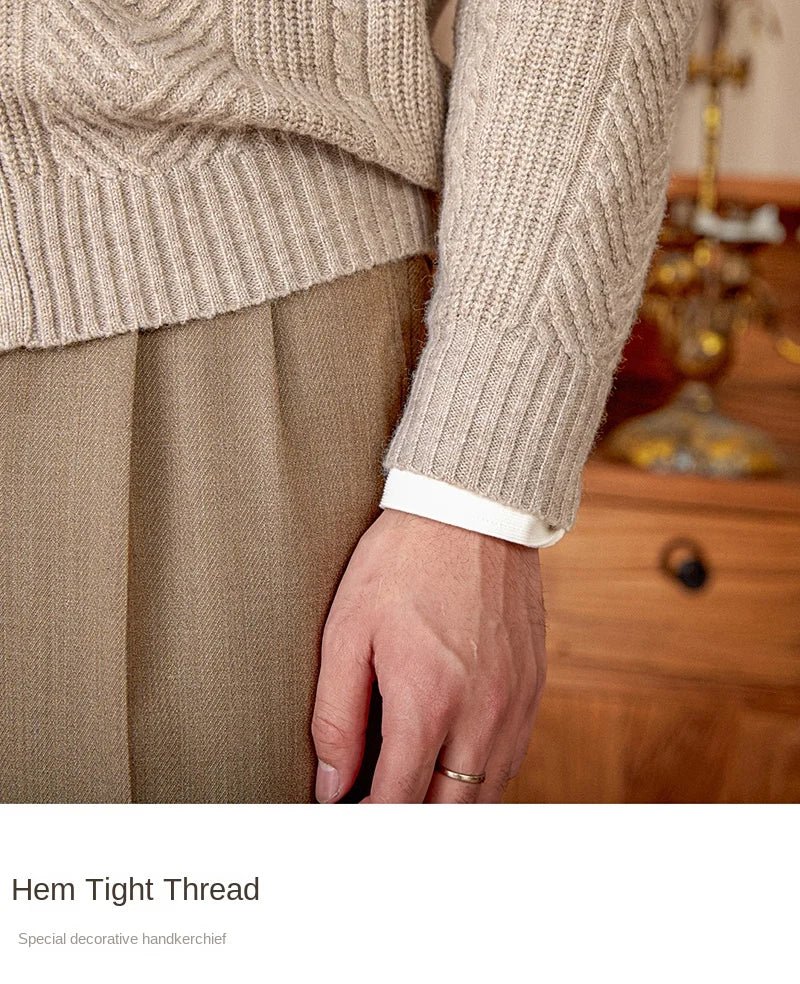 Heritage Vintage Wollcardigan V-Ausschnitt - Slim, Warm LXL