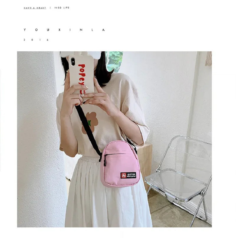 ShanghaiChoice Crossbody Tasche Mini - Canvas 5L 20x15cm