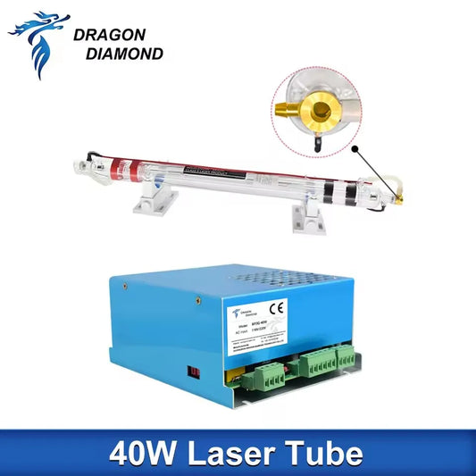 Dragon Diamond CO2 Laser Röhre Wasserkühlung-40W 50mm 700mm