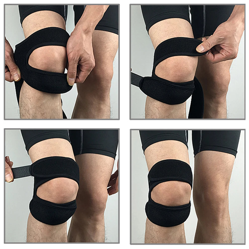 Knie-Bandage 2025: Patella-Strap 3D-Silicone - Pain Relief Collection