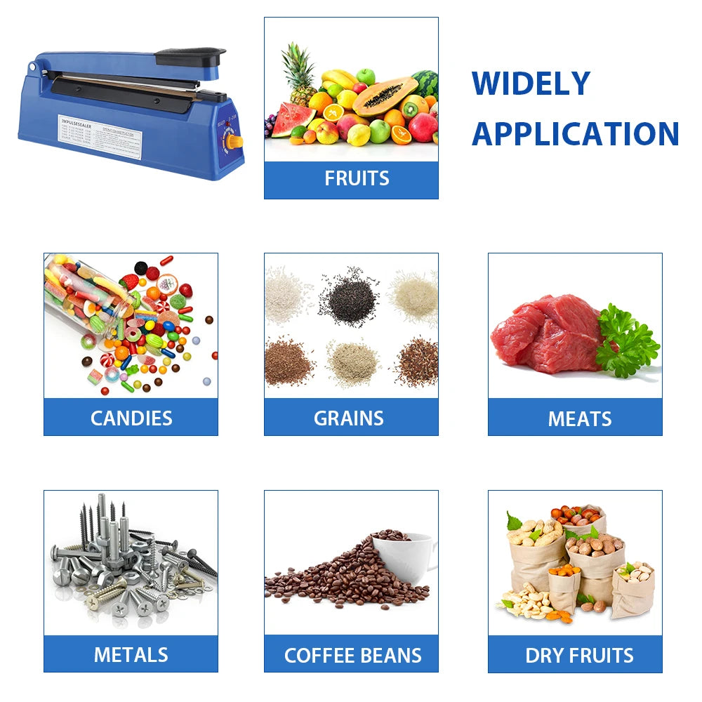 Siegelgerät 2025: Impulse Sealer Manual Heat Sealer Machine 8 inch Plastic Bags Shrink Wrap Bag Sealers Vacuum Sealer Packaging Machine Collection