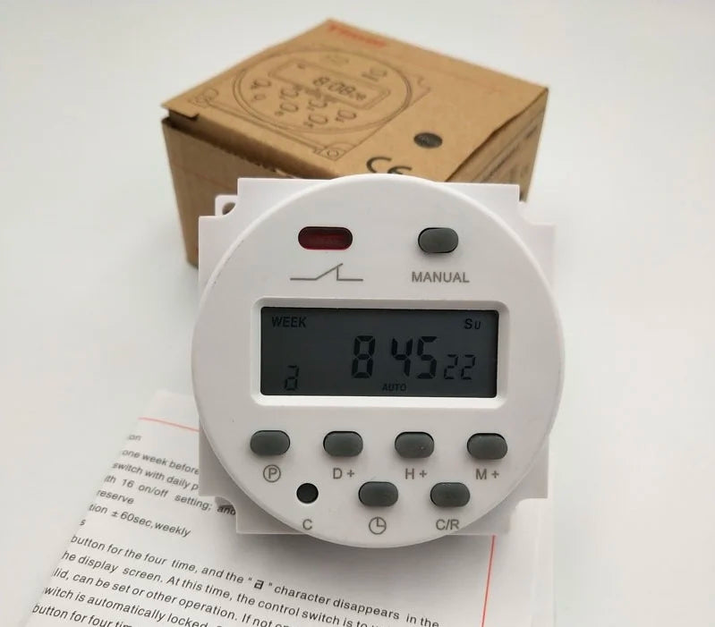 Hignconcerned YP109A Digitaler LCD Timer- 12V 24V 220V 110V