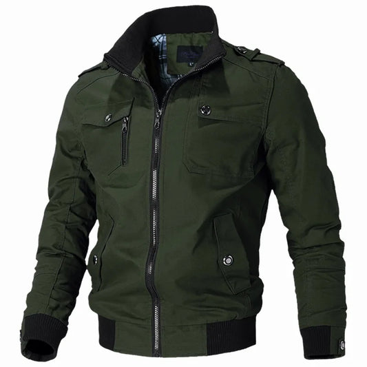 longchengyixi Angeln Taktische Jacke - Baumwolle Slim-Fit