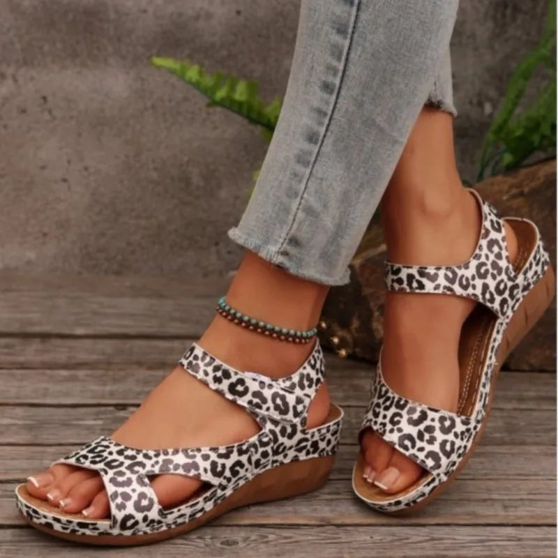 Summer Women Shoes Sandals Elegant Walking Shoes Beach Ladies Shoes Wedge Women's Sandals Non-Slip Footwear Sandal Women Female