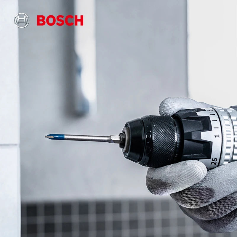 Bosch Drill Bit Expert Series HEX-9 5/6/8mm Hard Ceramic Drill Bits for Electric Drill Screwdrivers of 3-Claw and 1/4" Hex Chuck