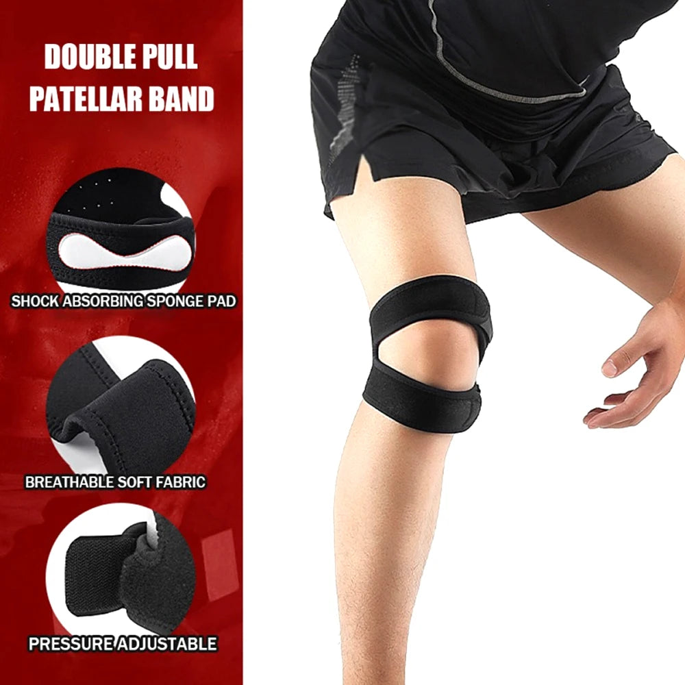 Knie-Bandage 2025: Patella-Strap 3D-Silicone - Pain Relief Collection