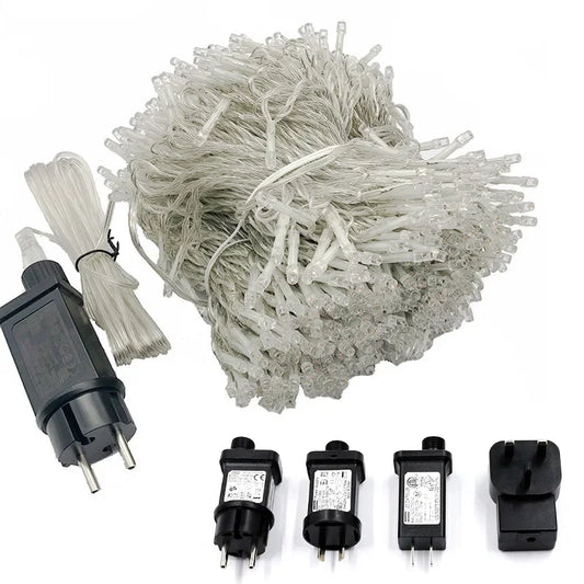 Foroureyes LED Lichterkette Wasserdicht 24V - Länge 100m, >200 LEDs