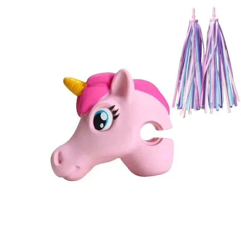 1STK Einhornkopf Spielzeug - Lenker Dekoration 12cm Kids