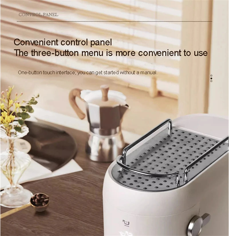 Professional Espresso Coffee Maker Electric Italian Coffee Machine 15 Bar Automatic milk frother Cappuccino Latte Espresso maker