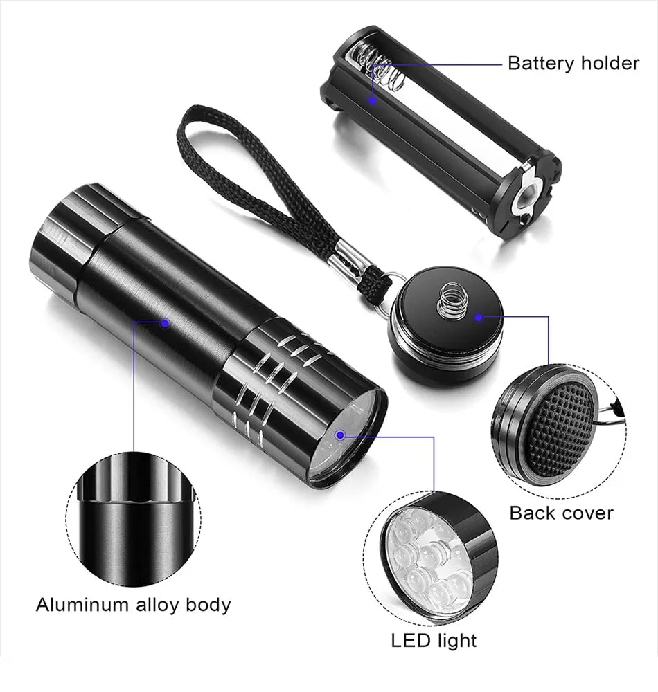 Acolehuma Mini Nageltrockner LED - Mini 9 LED 3W 5cm