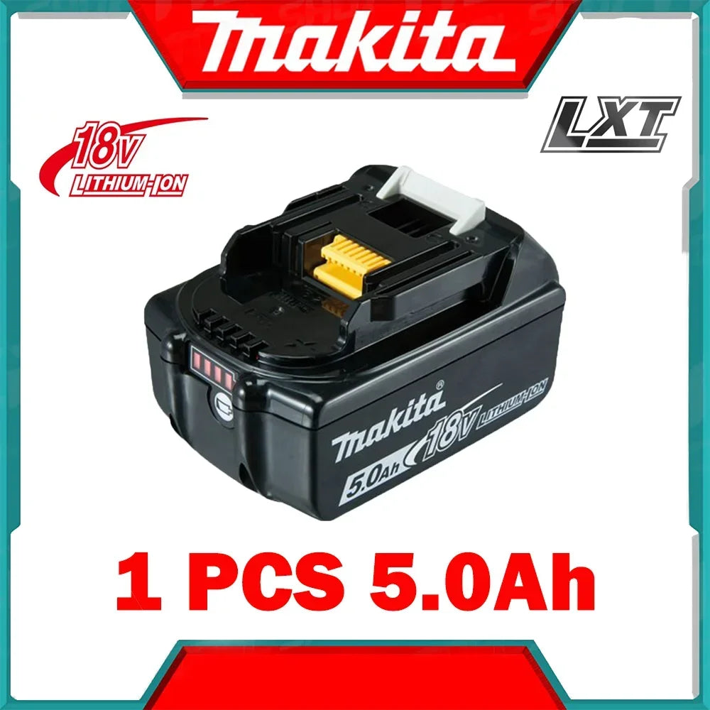 Batería Makita genuina de 18v con cargador de iones de litio recargable para herramienta eléctrica batería Makita de 18 v