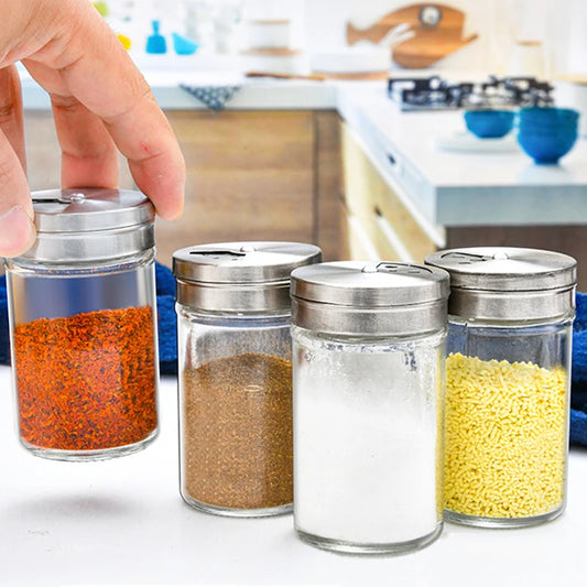 ACRDDK Seasoning Shaker Ecofreundlich - 90ml Glas Gewürzglas