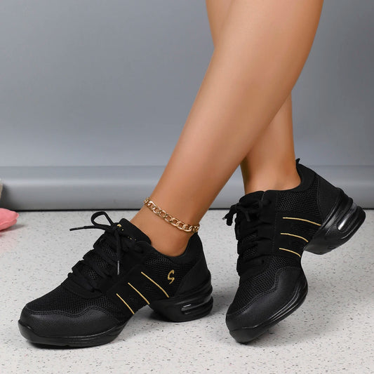 Sneakers Women Sports Shoes Soft Out Sole Breathable Dance Shoes Woman Practice Shoe Modern Dance Jazz Shoes for Women