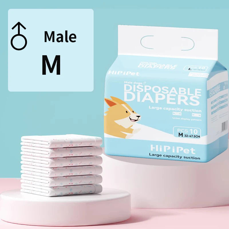 Choice Einweg-Haustierwindeln saugfähig - 10 St, Hund Welpe