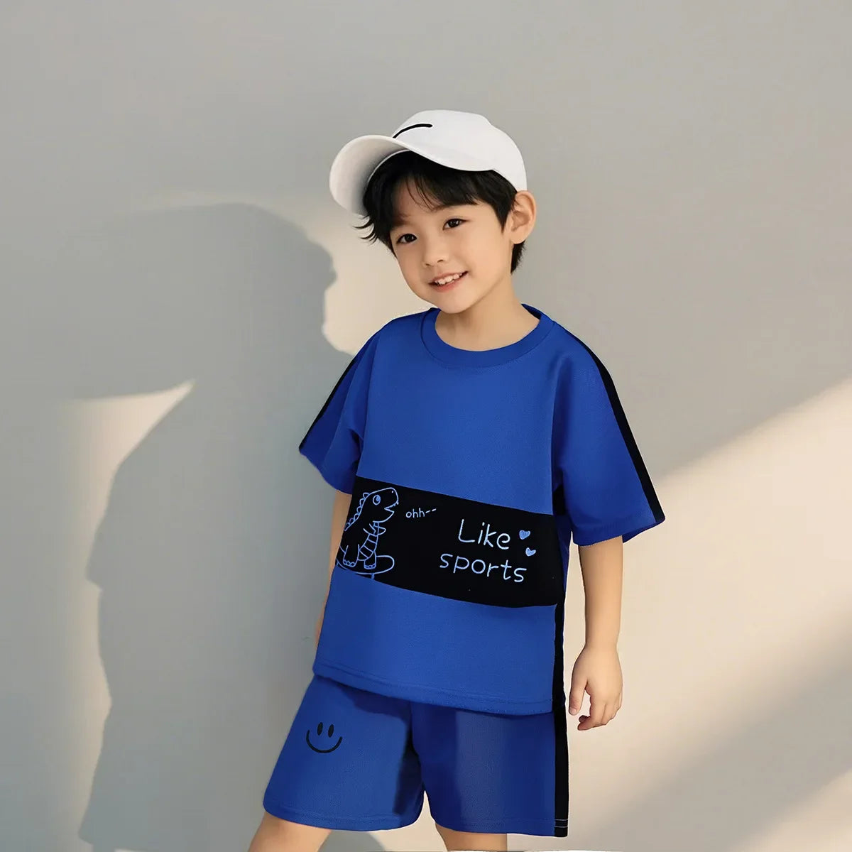 Seturi pentru copii Haine pentru copii Băieți și Fete Top + pantaloni scurți 2 buc mânecă scurtă Îmbrăcăminte cu dungi pentru bebeluși Tricou pentru copii mici Treninguri Ținute la modă