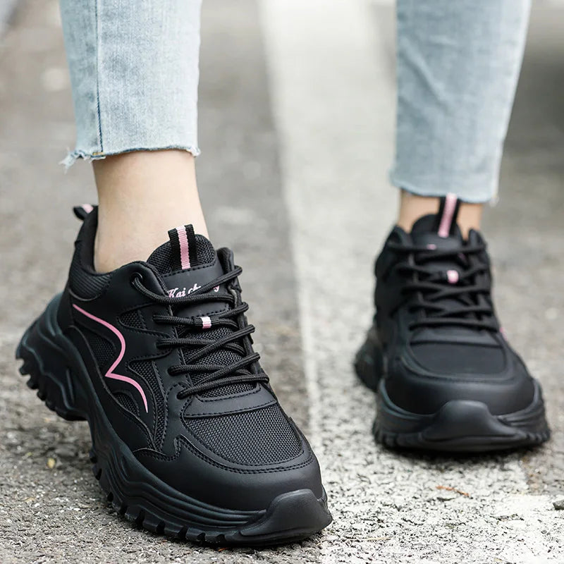 New Fashion Women Safety Shoes For Work Safety Boots Breathable Steel Toe Puncture Proof Sport Work Sneakers Slip-resistant