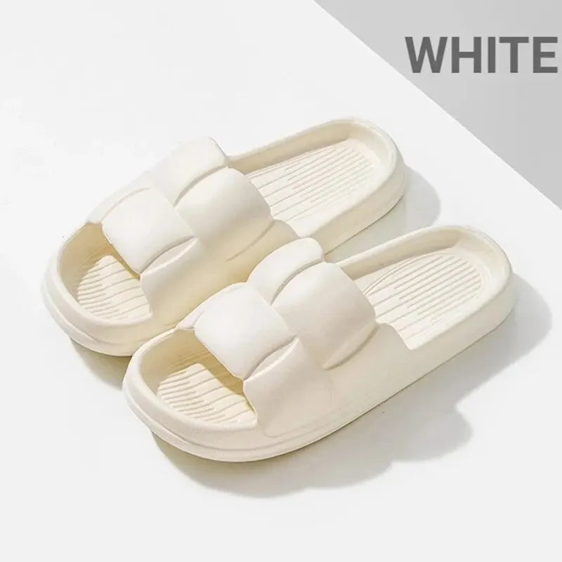 Sommer Weich Schuhe Cloud Hausschuhe Innen Stumm Badezimmer Anti-Rutsch Slide Eva Strand Flip Flops Männer Damen Freizeit Sandalen