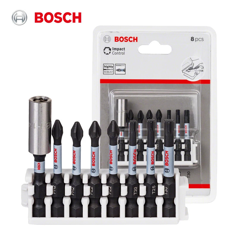 Bosch Screwdriver Bits Kit Impact Control Screwdriver Bits Sets Power Tool Kit Alloy Steel for Electric Drill Accessories