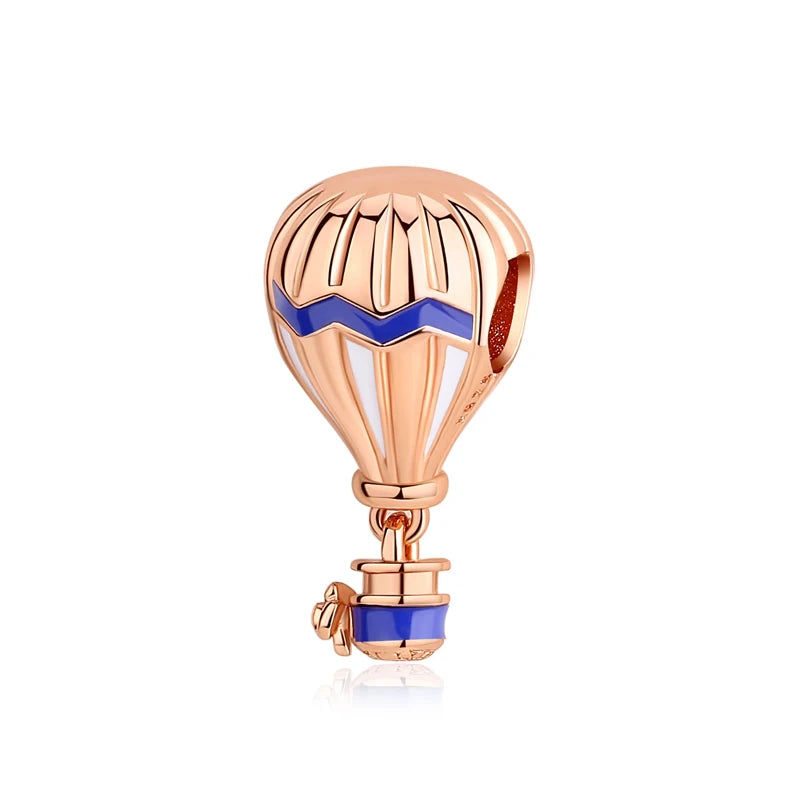 Pandantive originale din argint 925 cu motive de dragoste, călătorie, valiză de autobuz Londra Paris, potrivite pentru brățări Pan, coliere, bijuterii DIY pentru femei