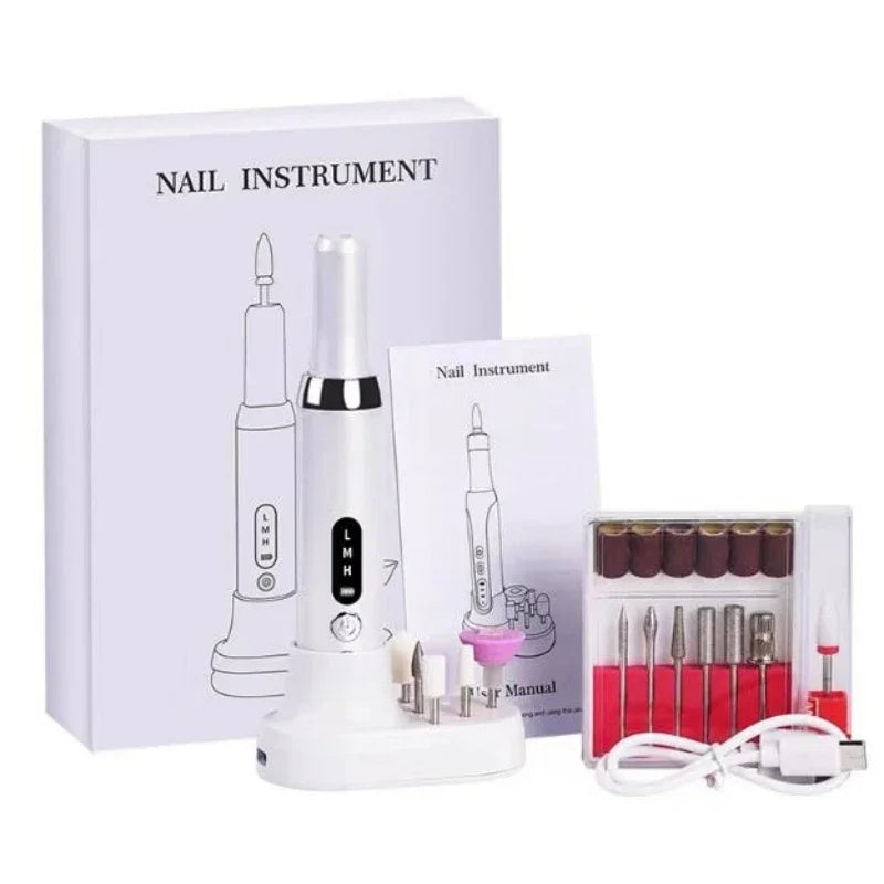 1 buc manichiură electrică unghii lustruire pilă îndepărtarea pielii moarte artă șlefuire pilă stilou mașina de unghii