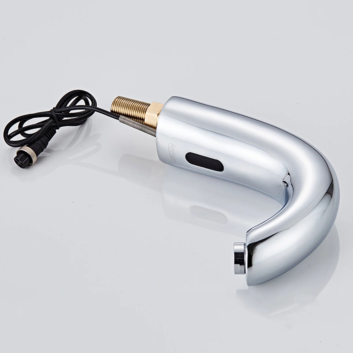 Berührungsloser Wasserhahn - Infrarot Sensor Automatik Waschbecken Armatur mit Zulaufrohr Bad